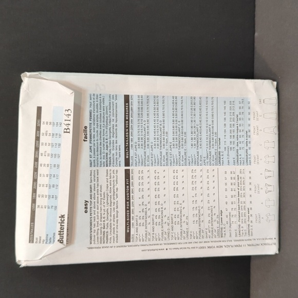 Butterick B4143 Uncut Sewing Pattern Vintage Women's Separates Size 22W,24W,26W - Picture 2 of 4